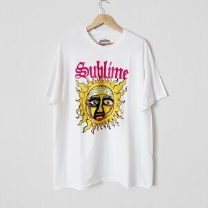 NEW Sublime With Yellow Sun Logo Graphic Tee